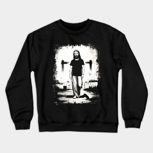 Jesus Walks With You Crewneck Sweatshirt